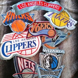 Lot of 8 Vintage NBA Patches